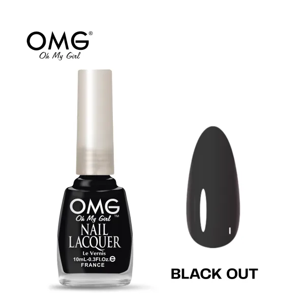 Nail Polish Regular 10Ml - Black Out